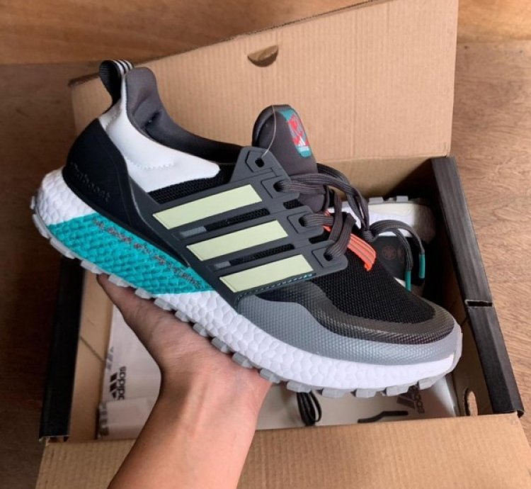Adidas Ultraboost Guard Black White Blue Running Shoes