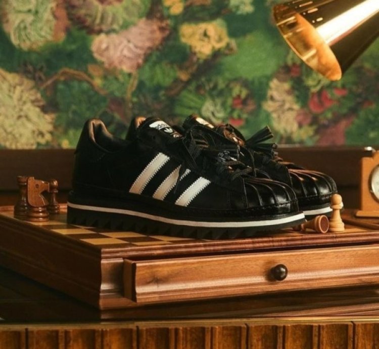 Adidas X Clot Superstar By Edison Chen Black Sneakers