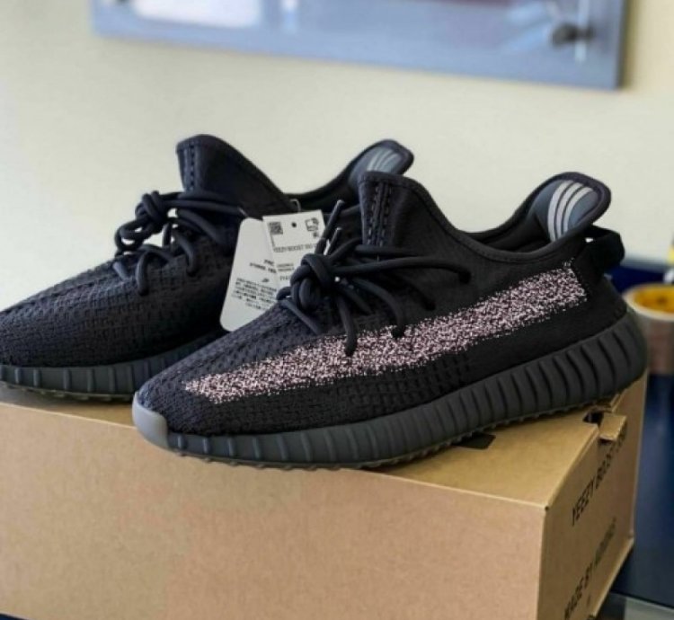 Adidas Yeezy 350 Black Cinder Reflective Sneakers Semi Ua