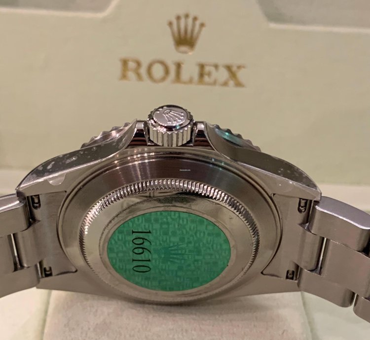 Rolex Submariner Date 16610lv Fat 4 Nos Full Stickers