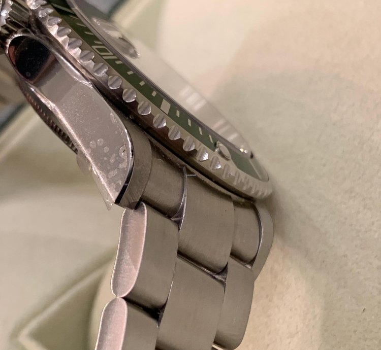 Rolex Submariner Date 16610lv Fat 4 Nos Full Stickers