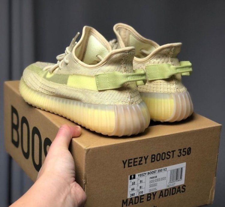 Adidas Yeezy 350 V2 Flax Sneakers Semi Ua