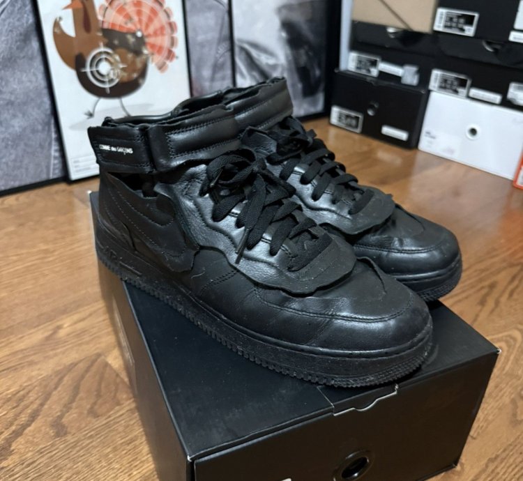 Nike Air Force 1 Mid Comme Des Garcons Black