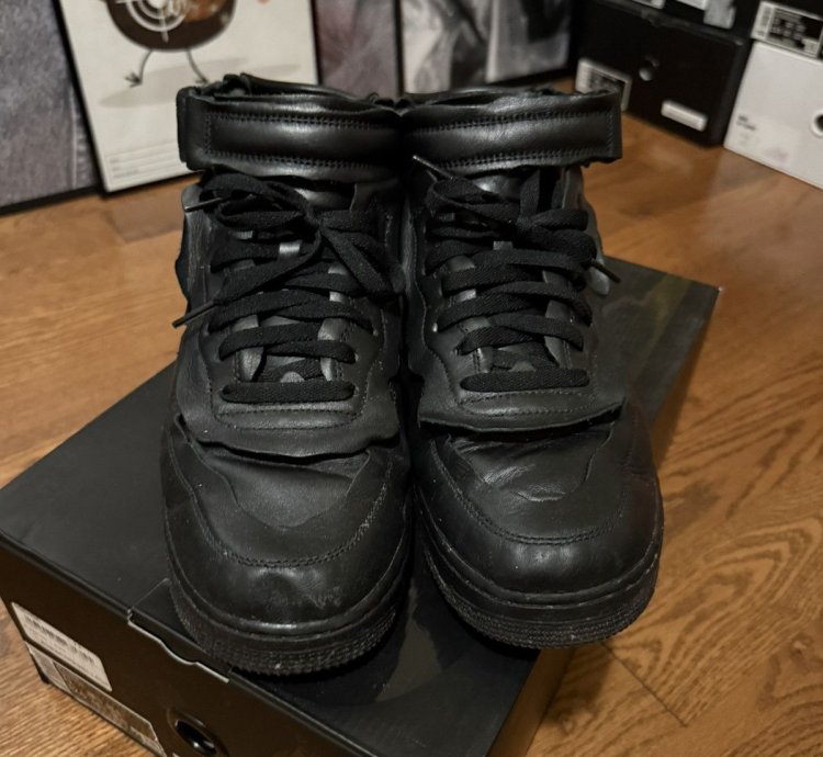 Nike Air Force 1 Mid Comme Des Garcons Black