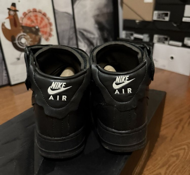 Nike Air Force 1 Mid Comme Des Garcons Black