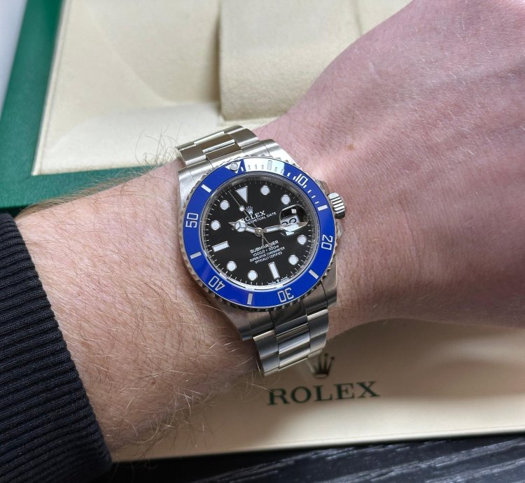 Rolex Submariner Date 18k Rolex Blue