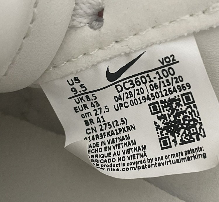 Nike Air Force 1 Mid Comme Des Garcons Cdg White Size 9 5