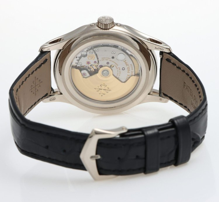 Patek Philippe Annual Calendar Ref 5205g-013 Moonphase Like New Full Set Year 2021