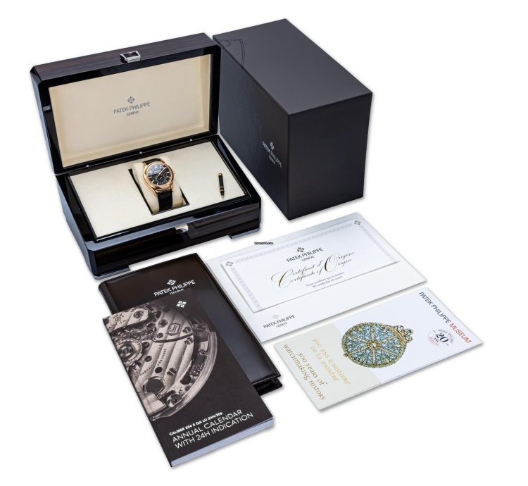 Patek Philippe Annual Calendar Ref 5205r-011 Rose Gold Green Dial Box Papers Bj-2022