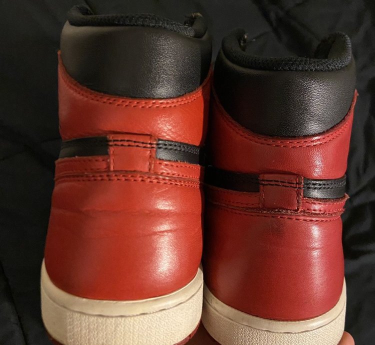 Nike Air Jordan 1 Retro Og High Banned Bred 2016 Size 10 5