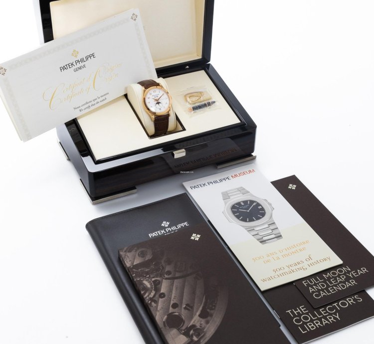 Patek Philippe Annual Calendar Ref 5396r-012 18k Rose Gold Box Papers Bj-2016