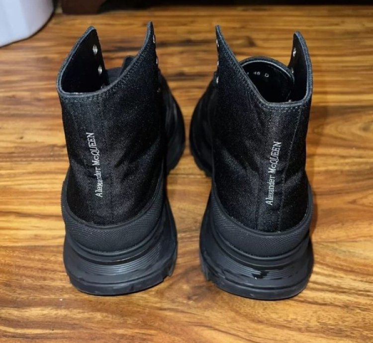 Alexander Mcqueen Tread Slick High Black Boots