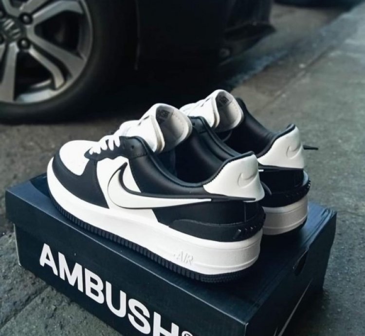 Ambush X Nike Air Force 1 Black White Panda Sneakers