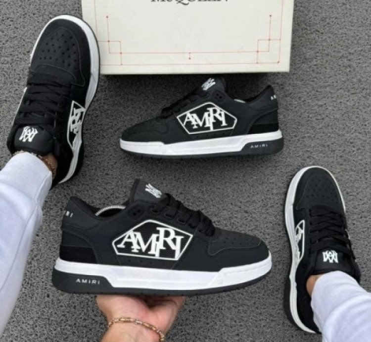 Amir I Classic Low Top Black Sneakers