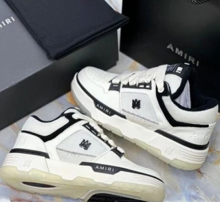 Amir I Mens Ma 1 Black White Sneakers