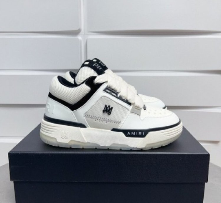 Amir I Mens Ma 1 Black White Sneakers