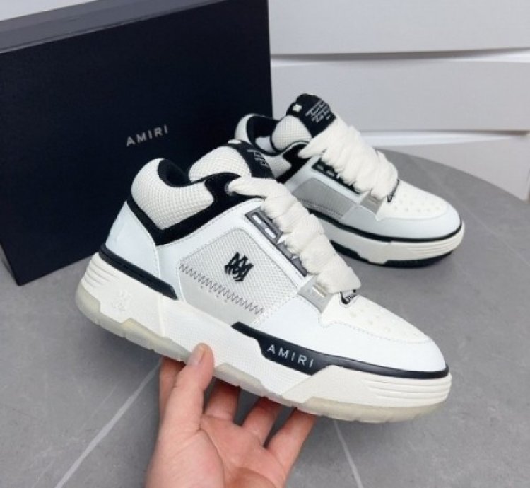 Amir I Mens Ma 1 Black White Sneakers