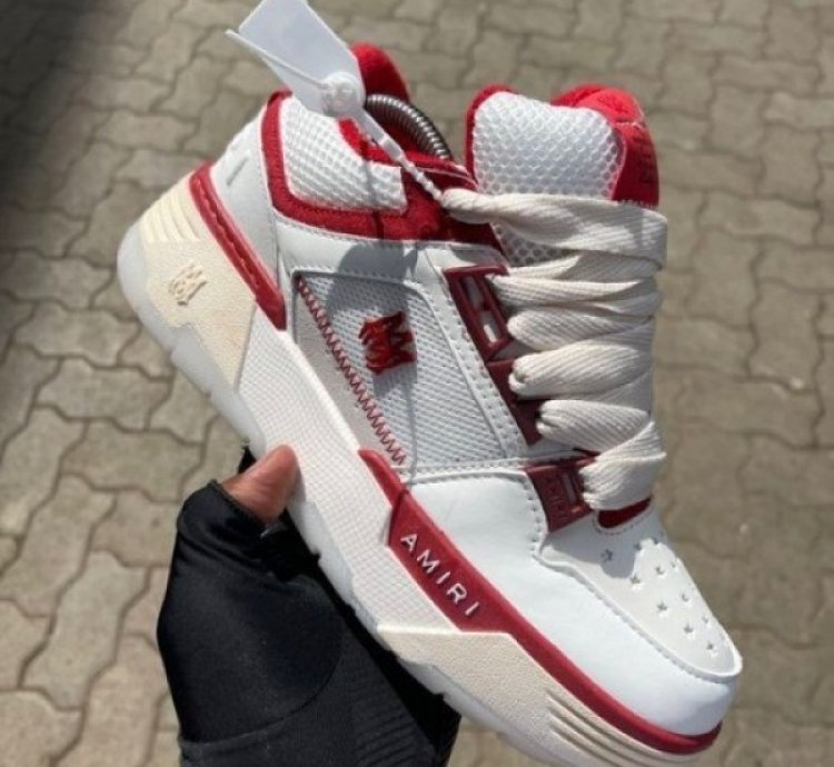 Amir Ma 1 Low White Beige Red Sneakers