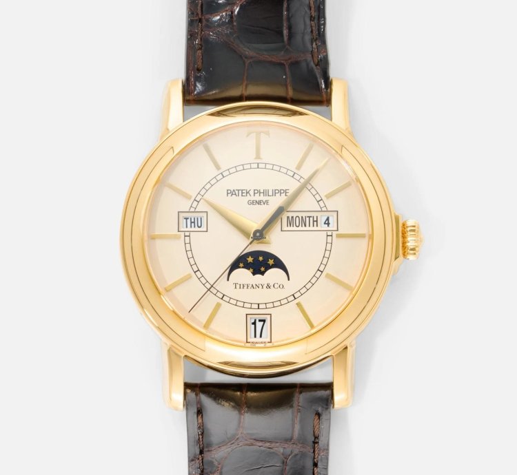 Patek Philippe Annual Calendar Tiffany 150th Anniversary 5150j 2001 Box And Papers