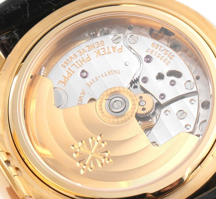 Patek Philippe Annual Calendar Tiffany Annual Calendar Yellow Gold Mens Watch 5150 5150j Box Papers