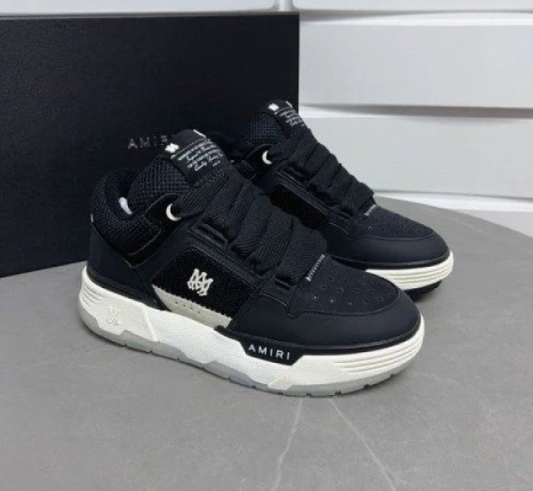 Amiri Ma2 Black White Sneakers