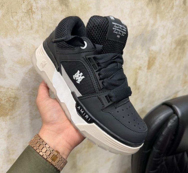 Amiri Ma2 Black White Sneakers