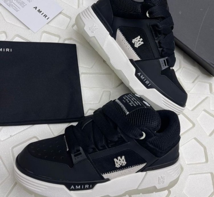 Amiri Ma2 Black White Sneakers