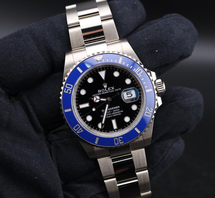 Rolex Submariner Date 2025 New Submariner Date White Gold Cookie Monster 126619lb Full Set