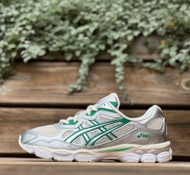 Asic S Curation Gel Nyc White Green Running Shoes