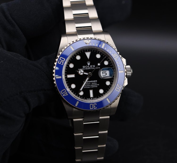 Rolex Submariner Date 2025 New Submariner Date White Gold Cookie Monster 126619lb Full Set