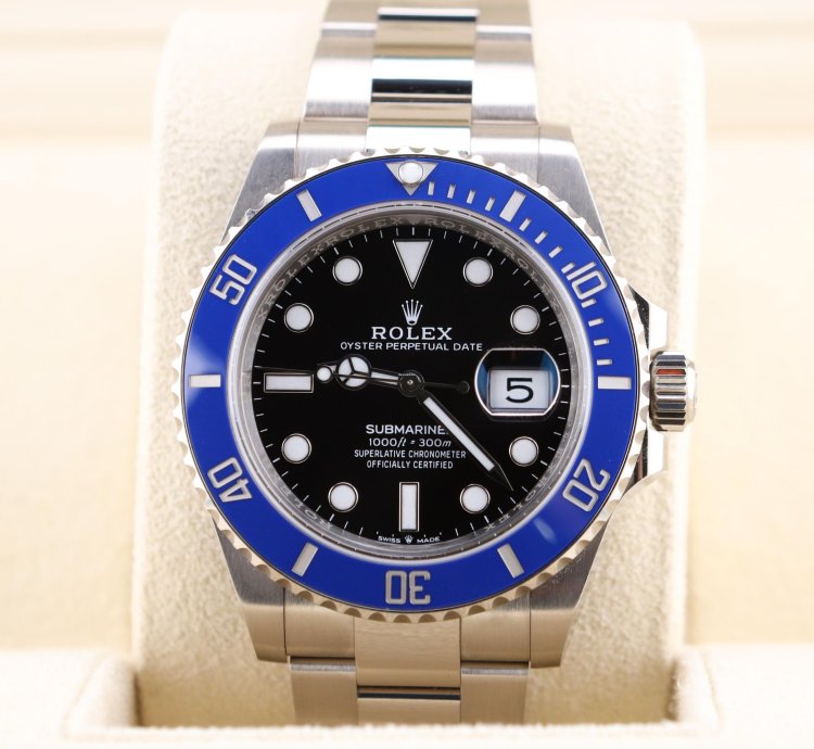 Rolex Submariner Date 2025 New Submariner Date White Gold Cookie Monster 126619lb Full Set