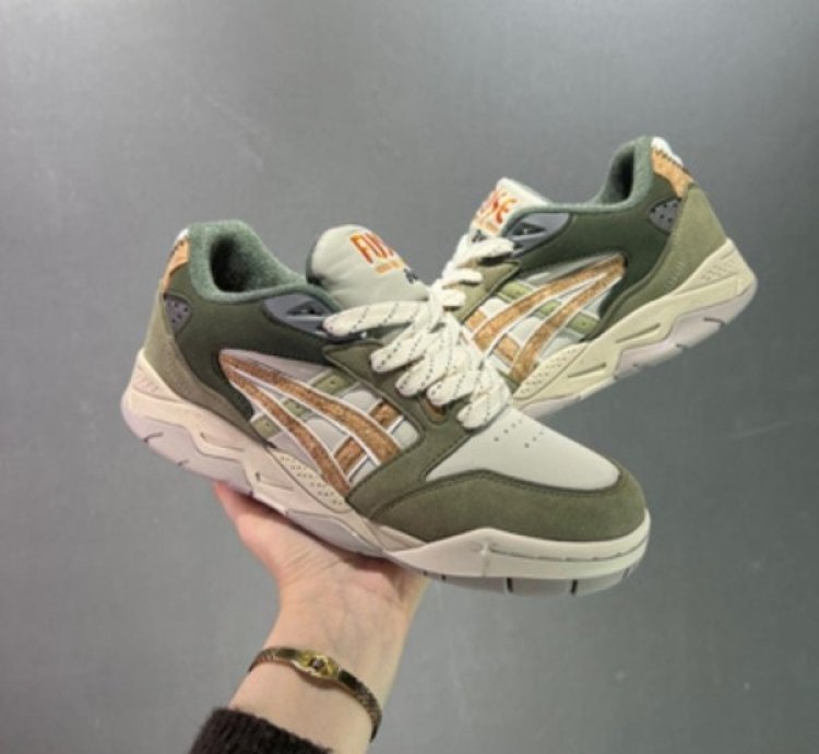 Asic S Gel Fuse Kigo Olive Beige Sneakers