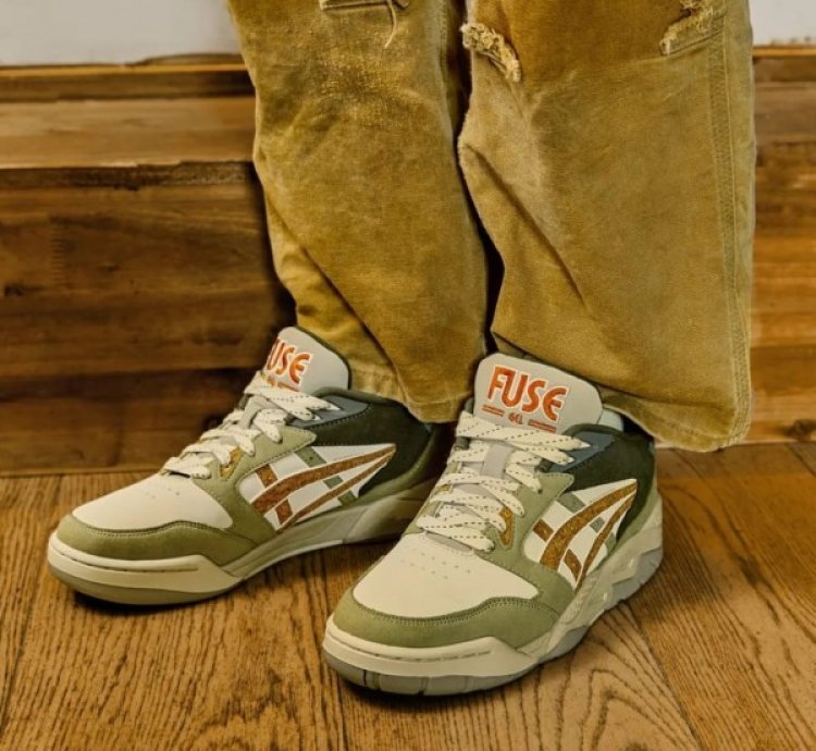 Asic S Gel Fuse Kigo Olive Beige Sneakers