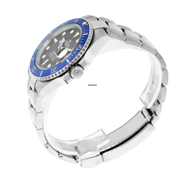 Rolex Submariner Date 40mm White Gold Black Dial Blue Bezel 126619