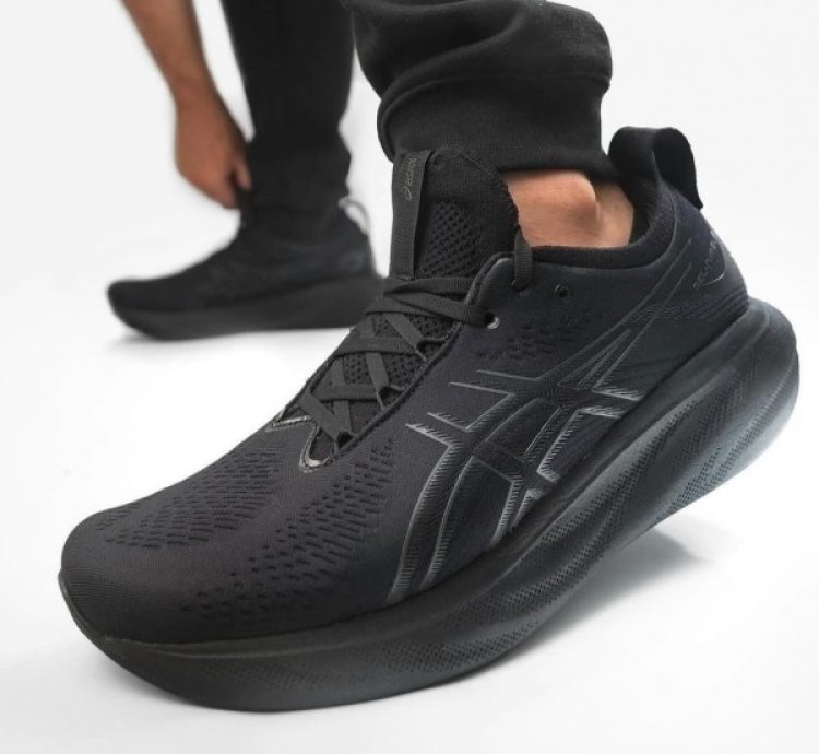 Asic S Gel Nimbus 25 Triple Black Running Shoes