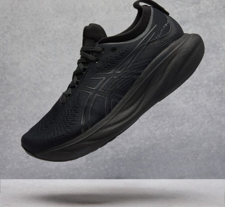 Asic S Gel Nimbus 25 Triple Black Running Shoes