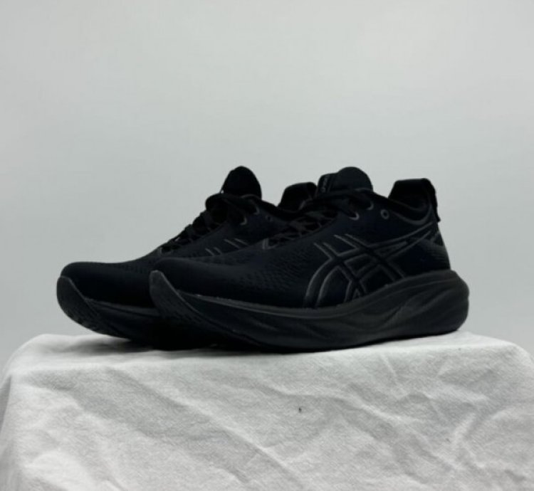 Asic S Gel Nimbus 25 Triple Black Running Shoes
