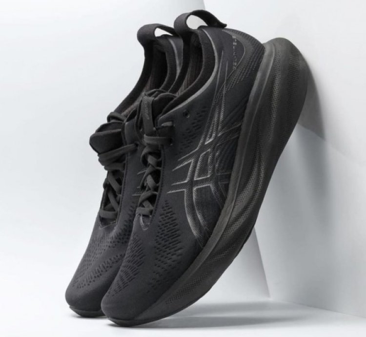 Asic S Gel Nimbus 25 Triple Black Running Shoes