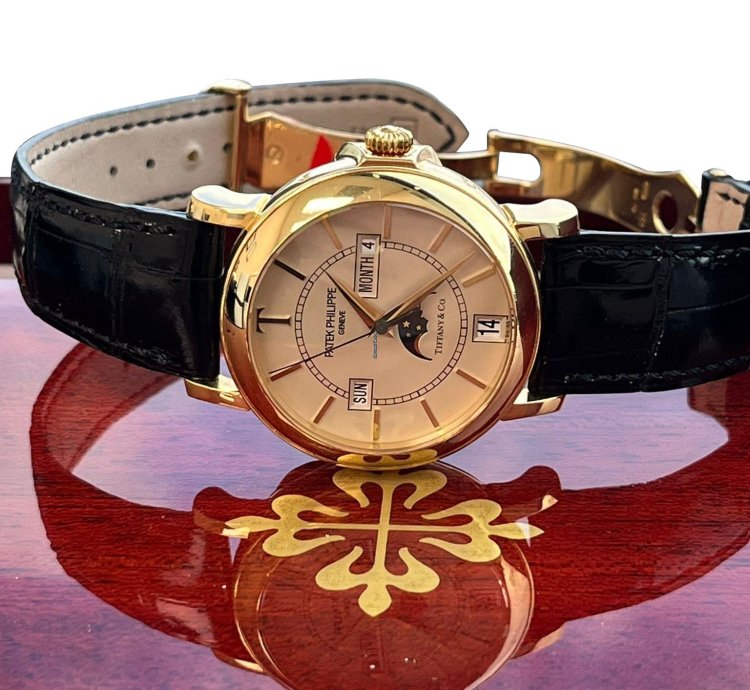Patek Philippe Annual Calendar Tiffany Limited Ediiton Yellow Gold Watch 5150j