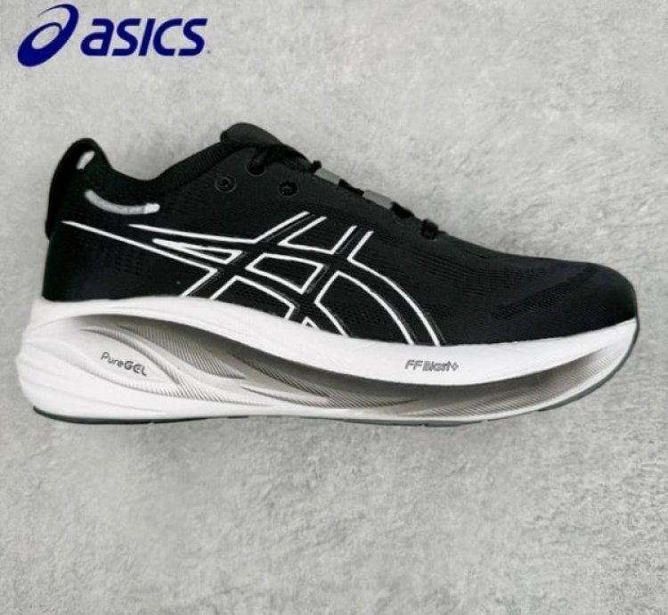 Asic S Gel Nimbus 26 Platinum Black Graphite Grey Running Shoes