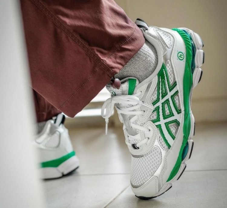 Asic S Gel Nyc X Hidden Ny White Jolly Green Sneakers