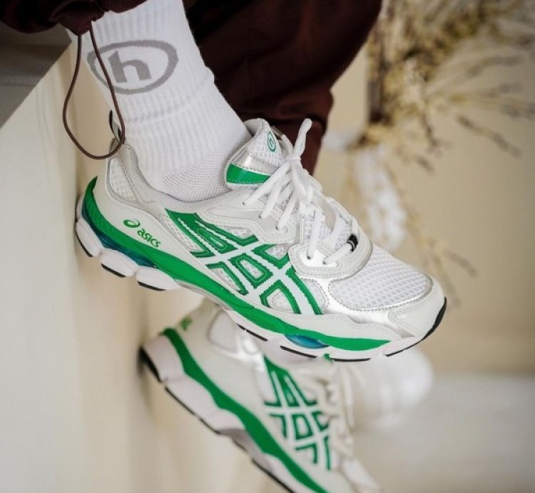 Asic S Gel Nyc X Hidden Ny White Jolly Green Sneakers