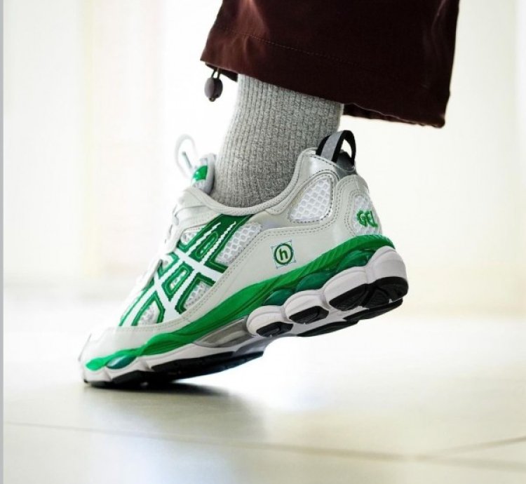 Asic S Gel Nyc X Hidden Ny White Jolly Green Sneakers
