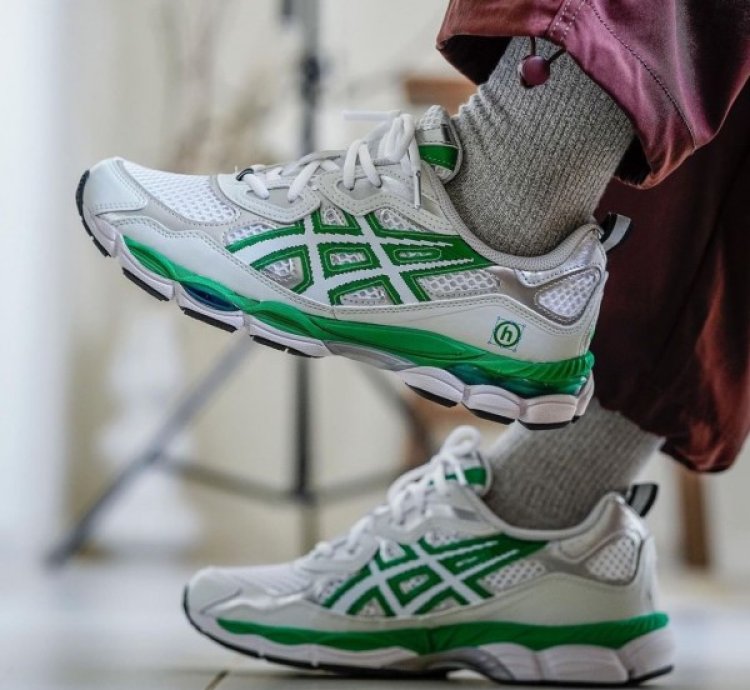 Asic S Gel Nyc X Hidden Ny White Jolly Green Sneakers