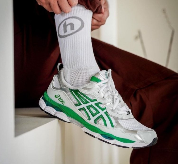Asic S Gel Nyc X Hidden Ny White Jolly Green Sneakers