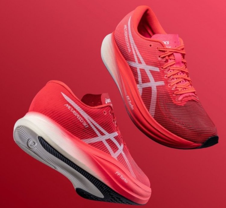 Asic S Metaspeed Sky Diva Red White Running Shoes