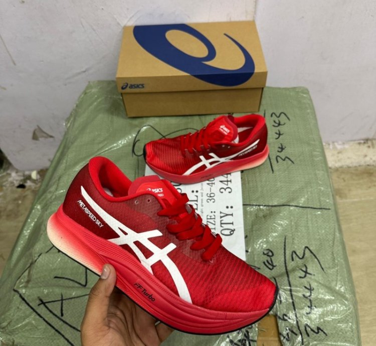 Asic S Metaspeed Sky Diva Red White Running Shoes