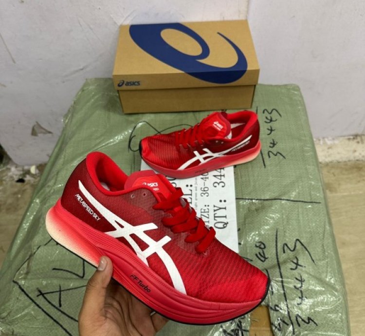 Asic S Metaspeed Sky Diva Red White Running Shoes