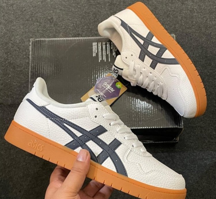 Asic S New Gel Japan White Brown Sneakers
