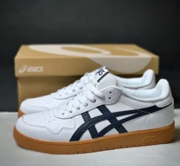 Asic S New Gel Japan White Brown Sneakers
